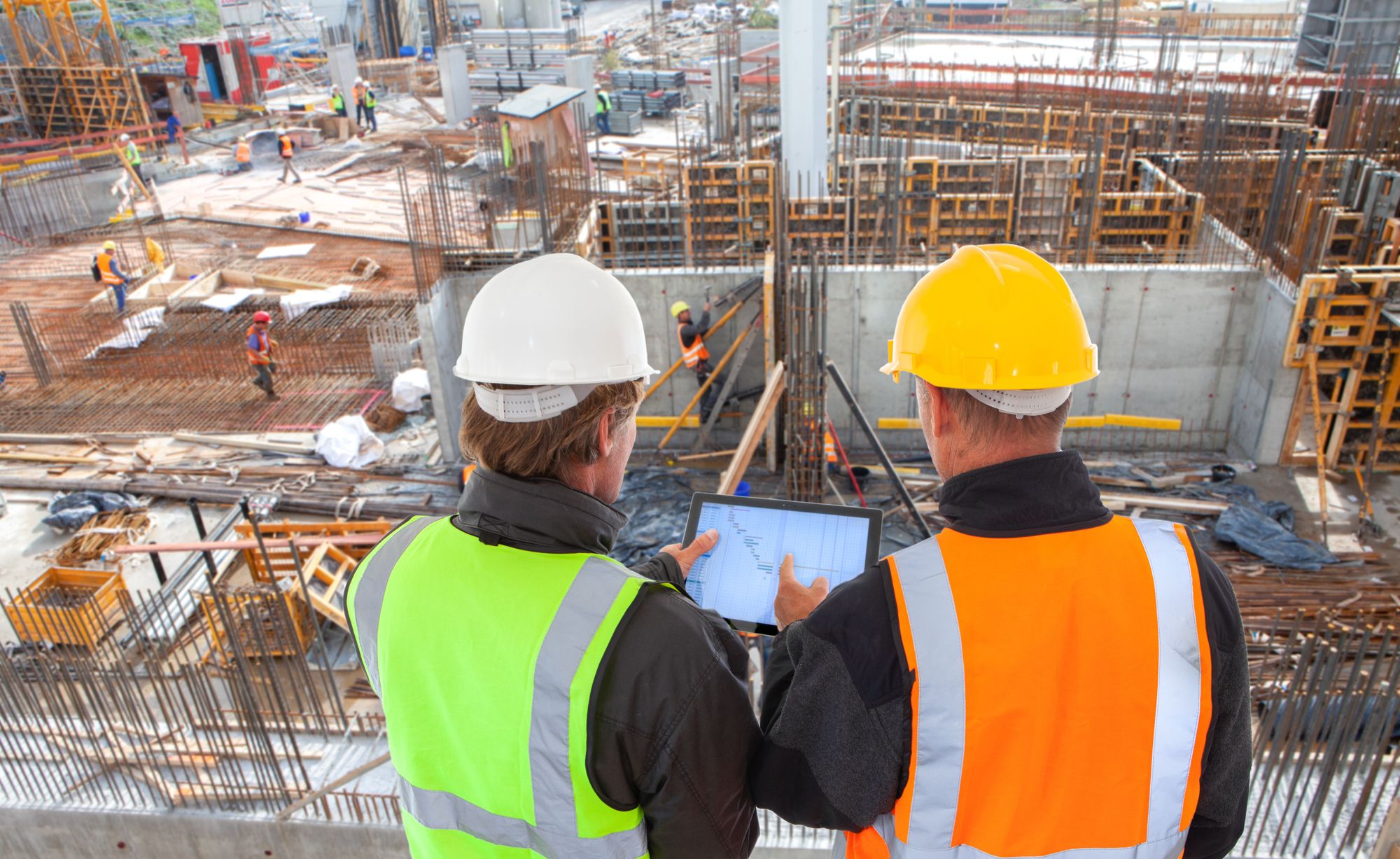 engineer architect team at work