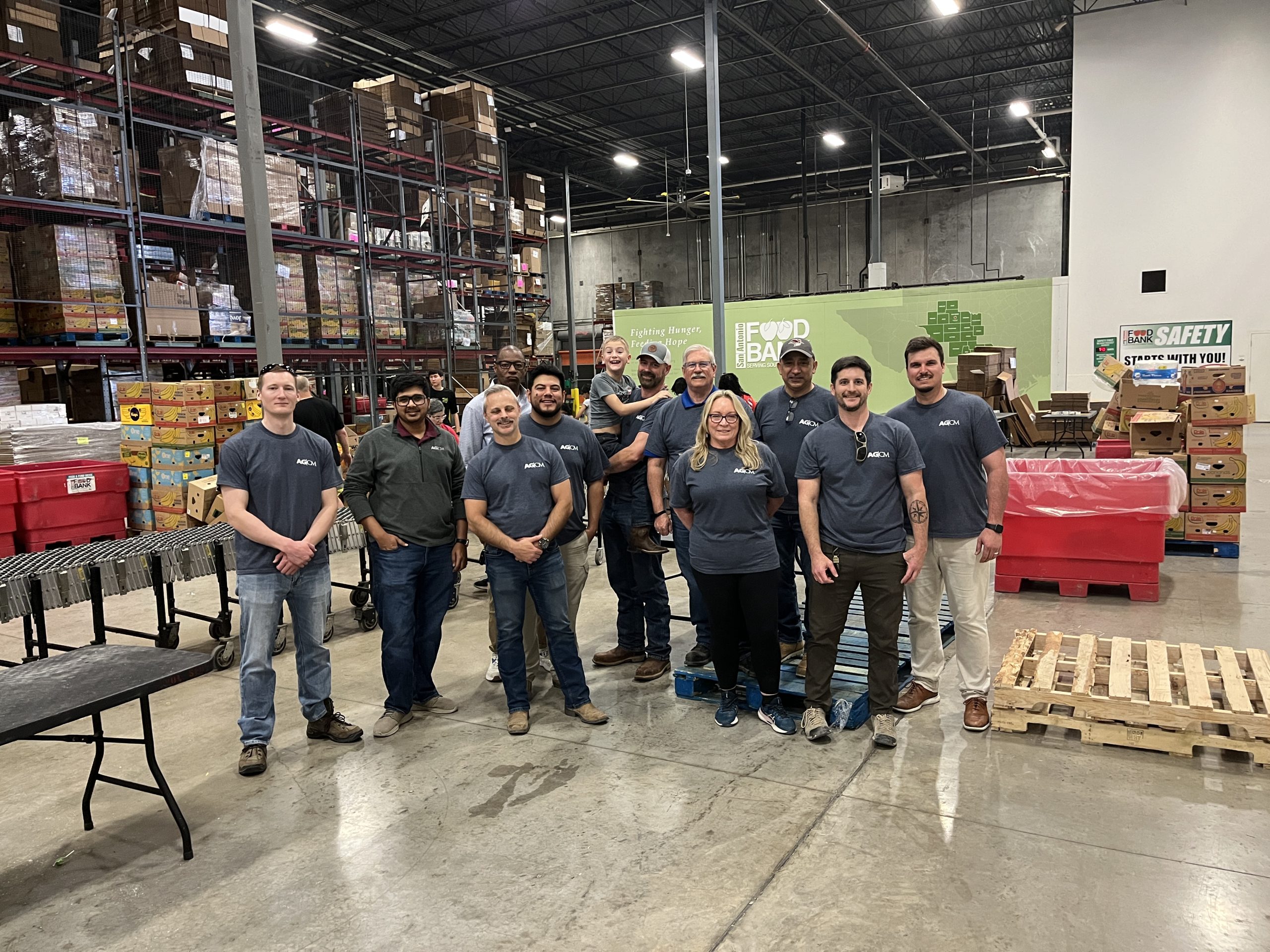 AG|CM Central Region Volunteer Event at the San Antonio Food Bank