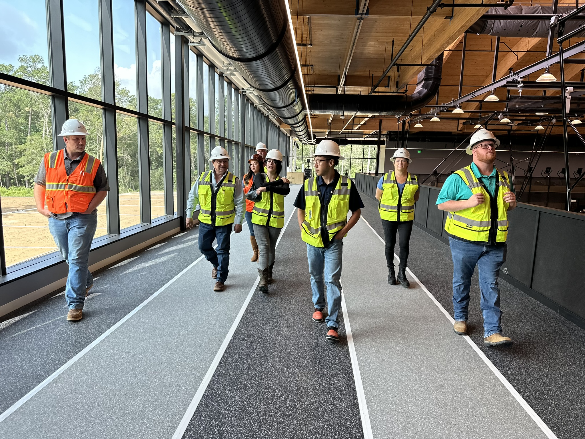 AG|CM East Employees attending Conroe Oscar Johnson Community Center Walkthrough 02
