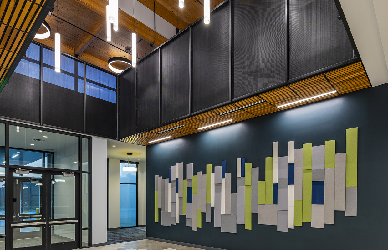 City of Conroe Oscar Johnson Community Center - Conroe, TX - interior lobby