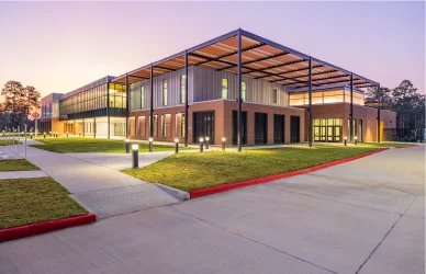 City of Conroe Oscar Johnson Community Center - Conroe, TX - Exterior view